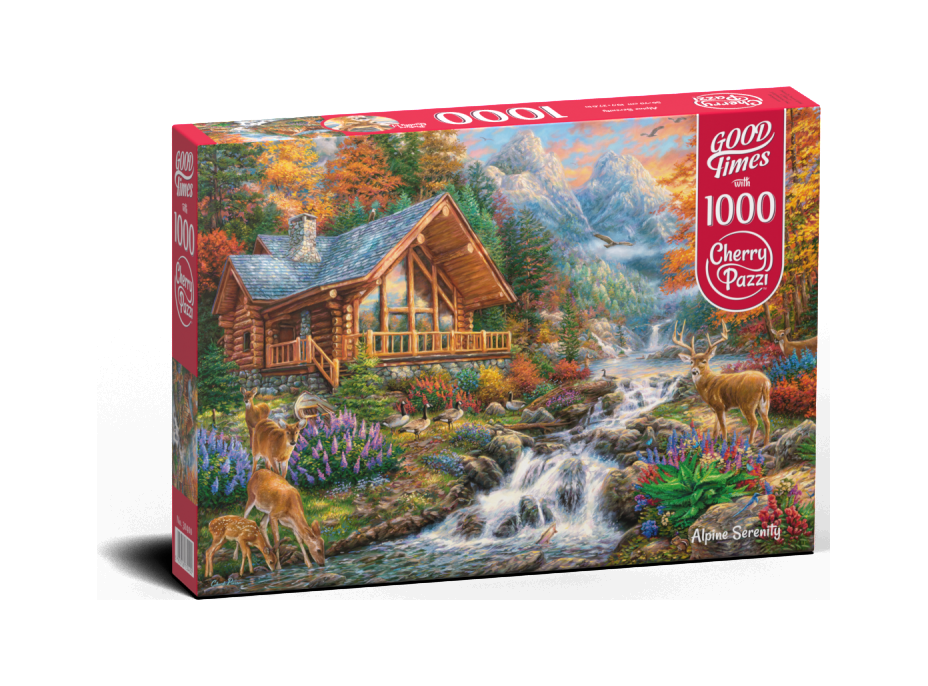 CHERRY PAZZI Puzzle Pokoj vysoko v horách 1000 dielikov