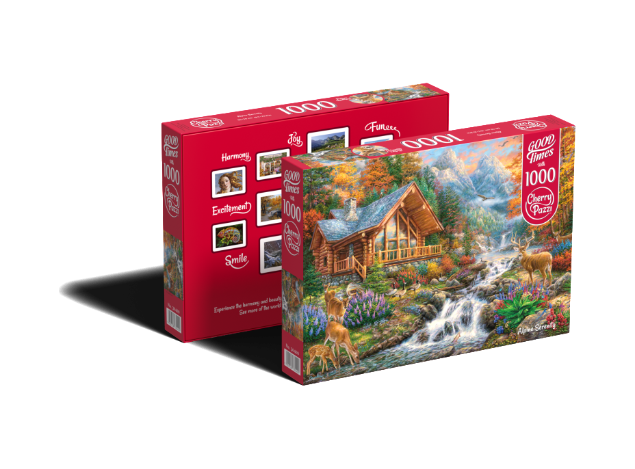 CHERRY PAZZI Puzzle Pokoj vysoko v horách 1000 dielikov