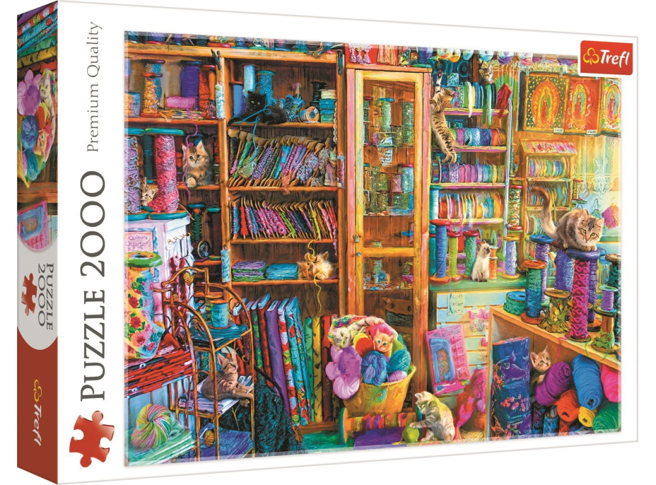 TREFL Puzzle Mačacie raj 2000 dielikov