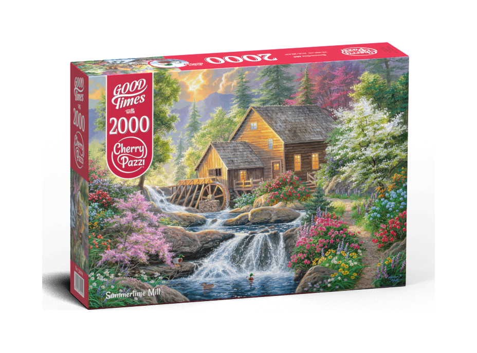 CHERRY PAZZI Puzzle Mlyn v lete 2000 dielikov