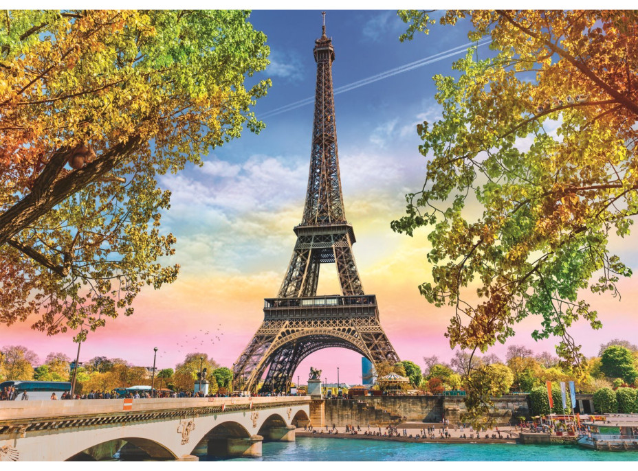 TREFL Puzzle Romantický Paríž 500 dielikov