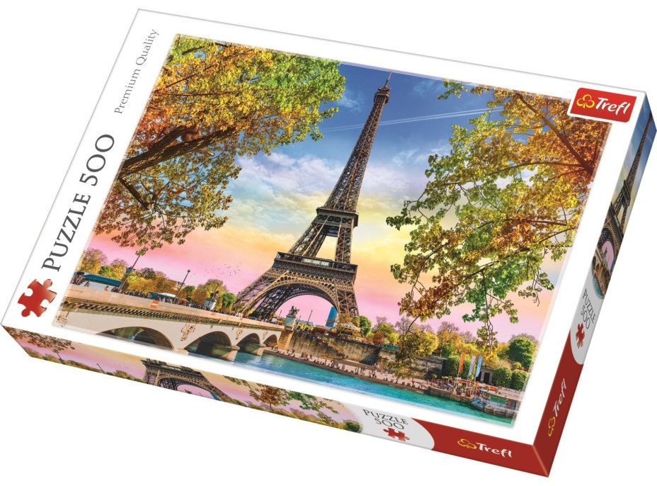 TREFL Puzzle Romantický Paríž 500 dielikov