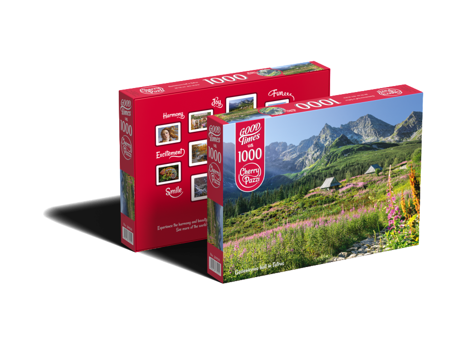 CHERRY PAZZI Puzzle Gąsienicowa dolina, Vysoké Tatry 1000 dielikov