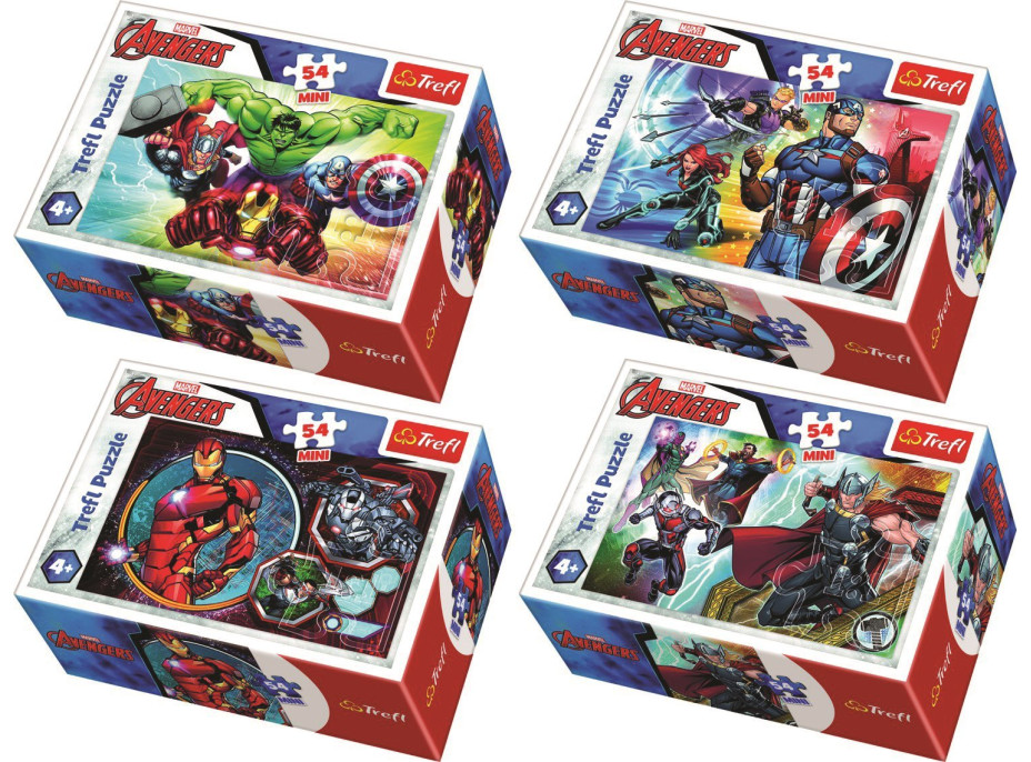 TREFL Displej Puzzle Avengers 54 dielikov (40 ks)