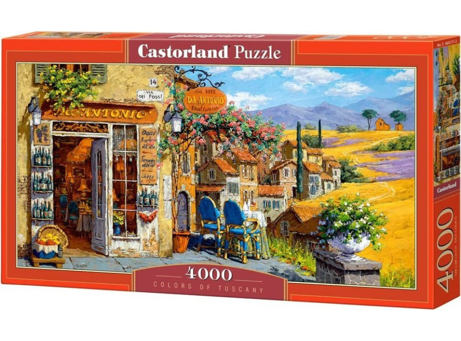 CASTORLAND Puzzle Farby Toskánska 4000 dielikov