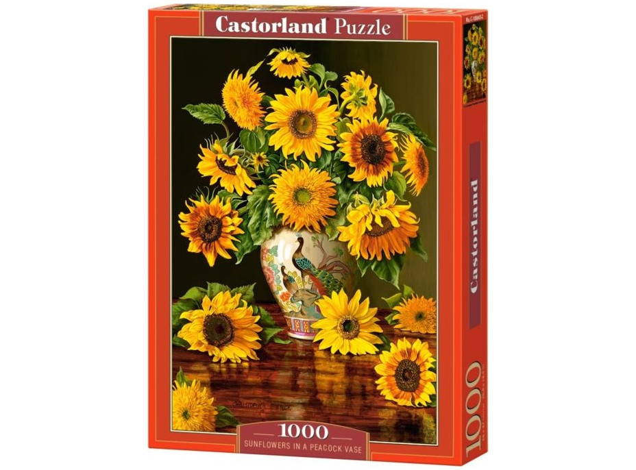 CASTORLAND Puzzle Slnečnica vo váze 1000 dielikov