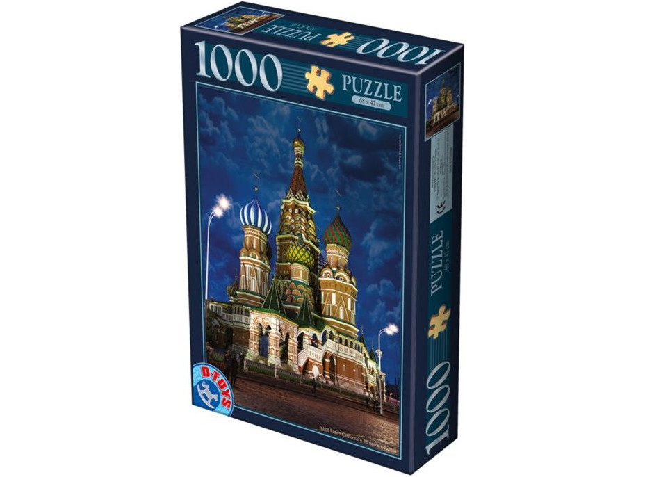 D-TOYS Puzzle Chrám Vasila Blaženého, Moskva 1000 dielikov