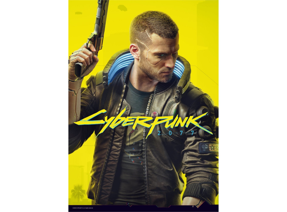 GOOD LOOT Puzzle Cyberpunk 2077 - Keyart male V (muž) 500 dielikov