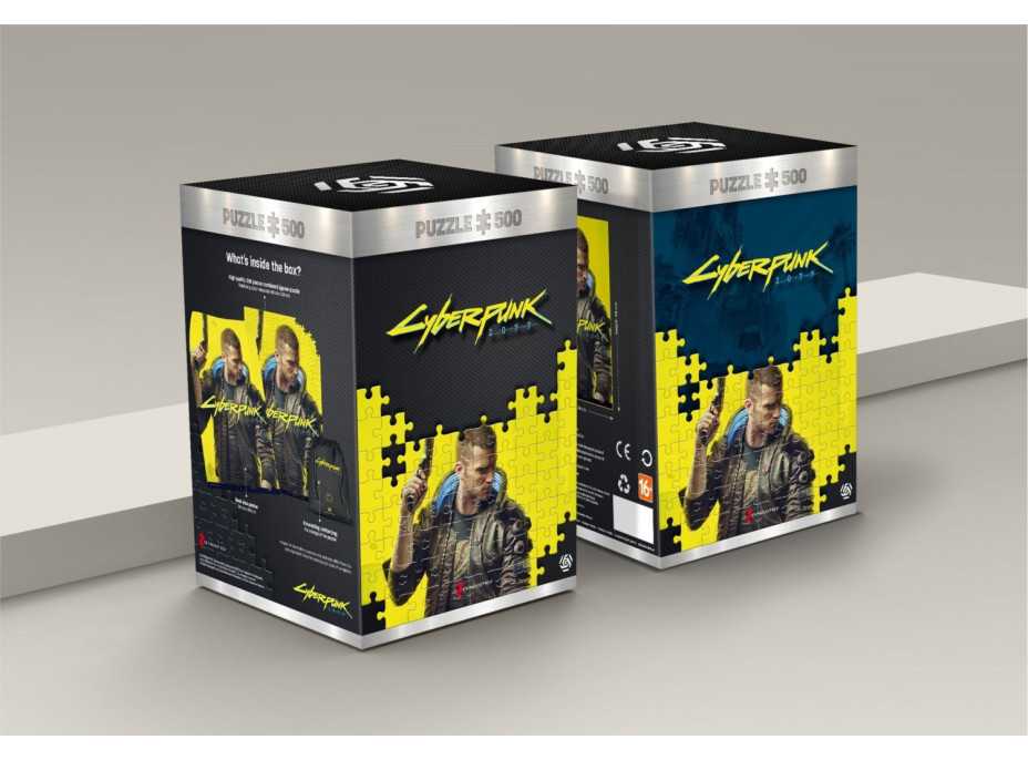 GOOD LOOT Puzzle Cyberpunk 2077 - Keyart male V (muž) 500 dielikov