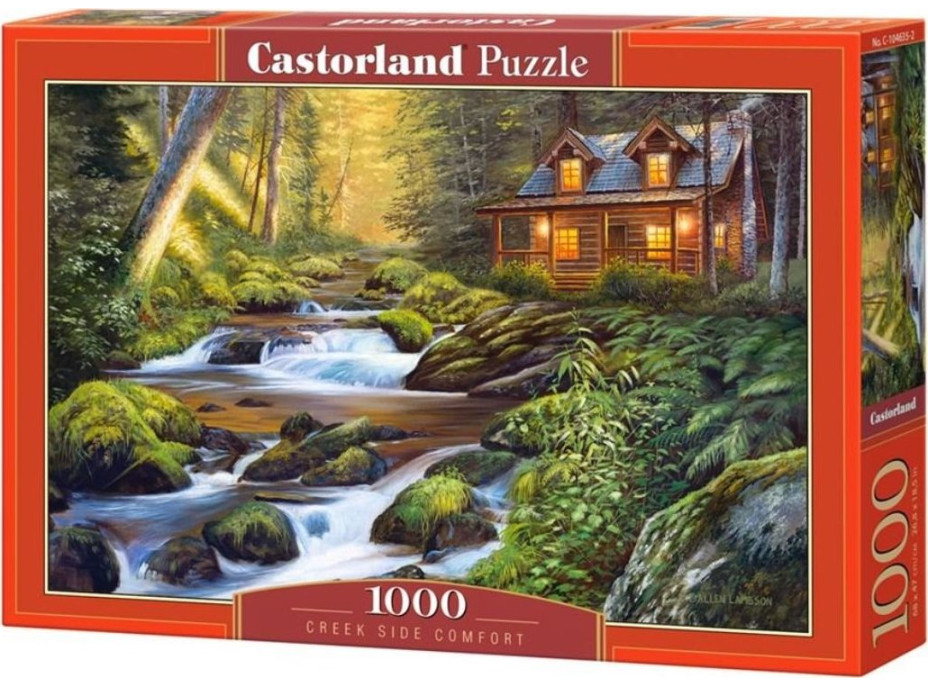 CASTORLAND Puzzle Domček pri rieke 1000 dielikov