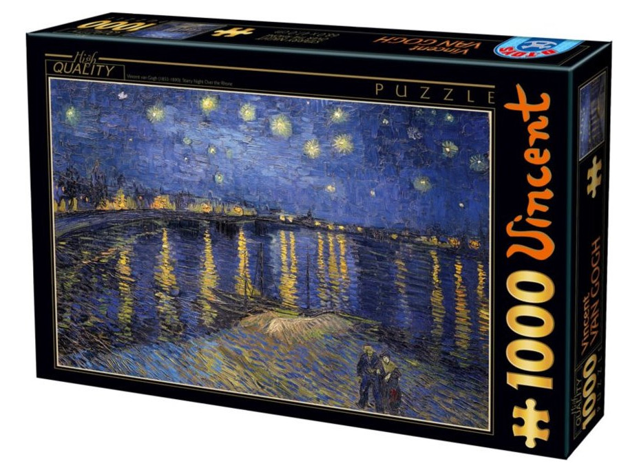 D-TOYS Puzzle Hviezdna noc nad Rhonou 1000 dielikov