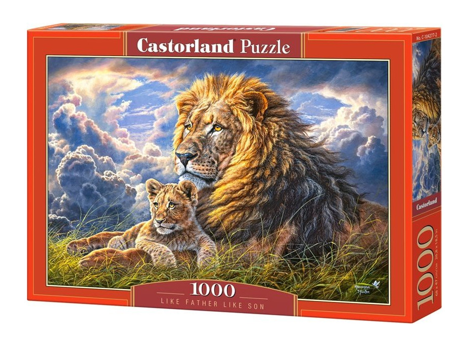 CASTORLAND Puzzle Aký otec, taký syn 1000 dielikov