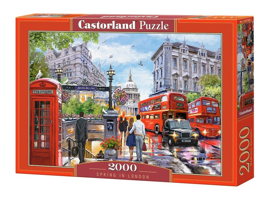 CASTORLAND Puzzle Jarný Londýn 2000 dielikov