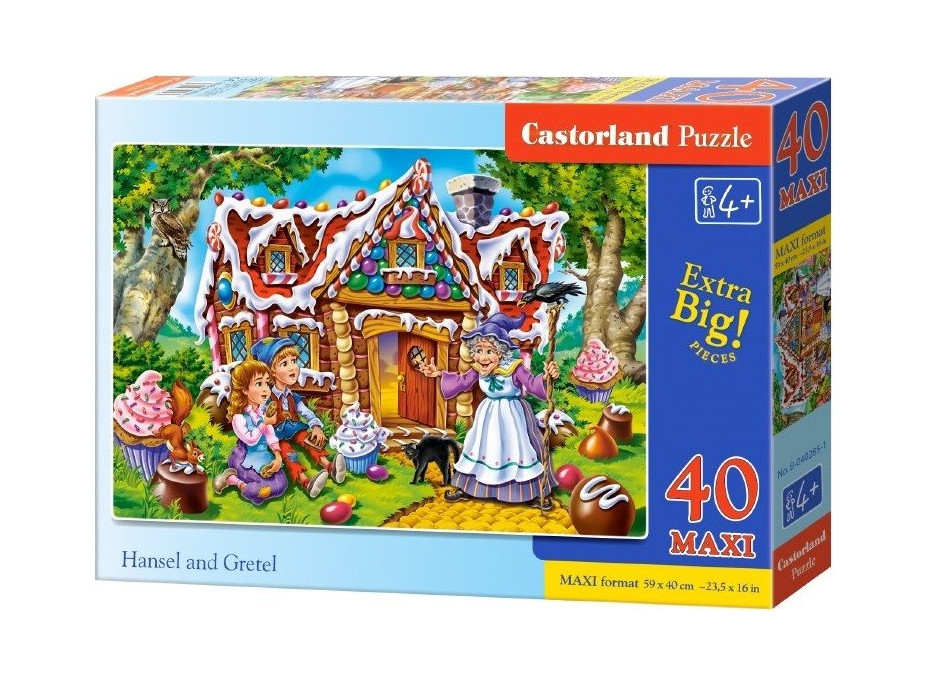 CASTORLAND Puzzle Janko a Marienka MAXI 40 dielikov