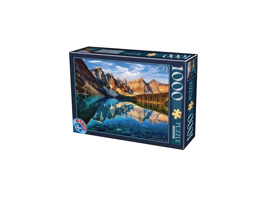 D-TOYS Puzzle Jazero Moraine, Kanada 1000 dielikov