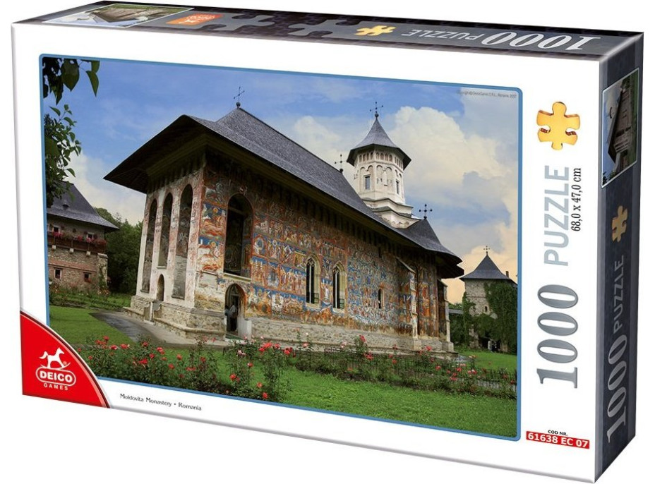 DEICO Puzzle Kláštor Moldovita, Rumunsko 1000 dielikov