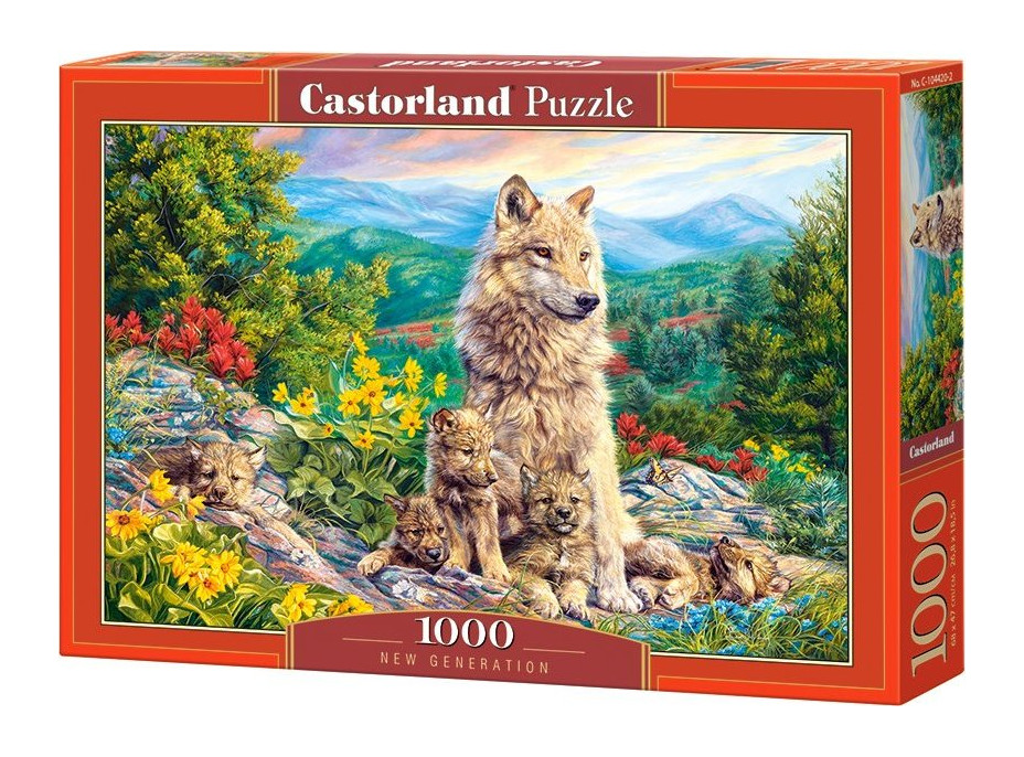 CASTORLAND Puzzle Nová vlčia generácia 1000 dielikov