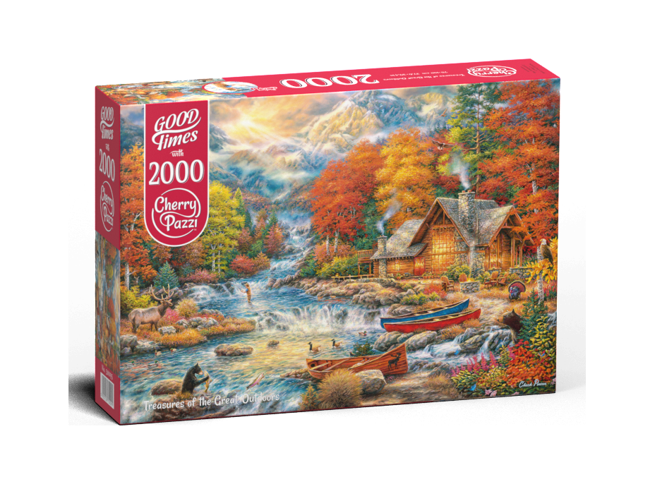 CHERRY PAZZI Puzzle Poklady vo voľnej prírode 2000 dielikov