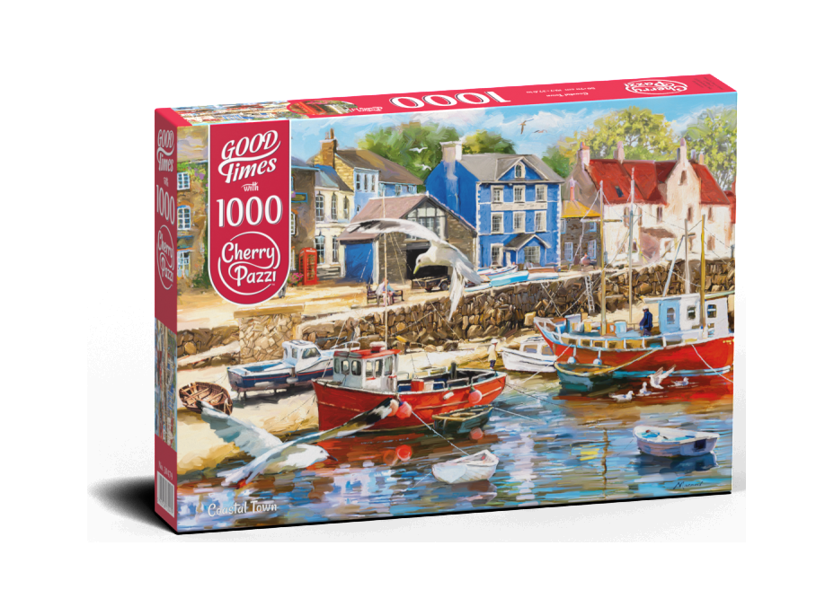 CHERRY PAZZI Puzzle Prímorské mesto 1000 dielikov