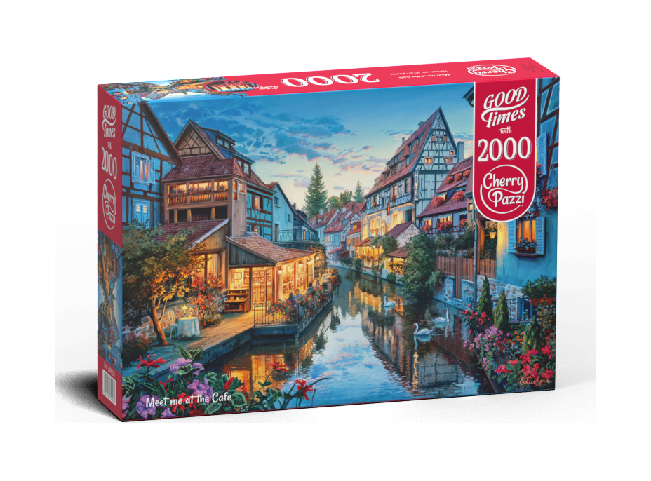 CHERRY PAZZI Puzzle Stretnutie v kaviarni 2000 dielikov