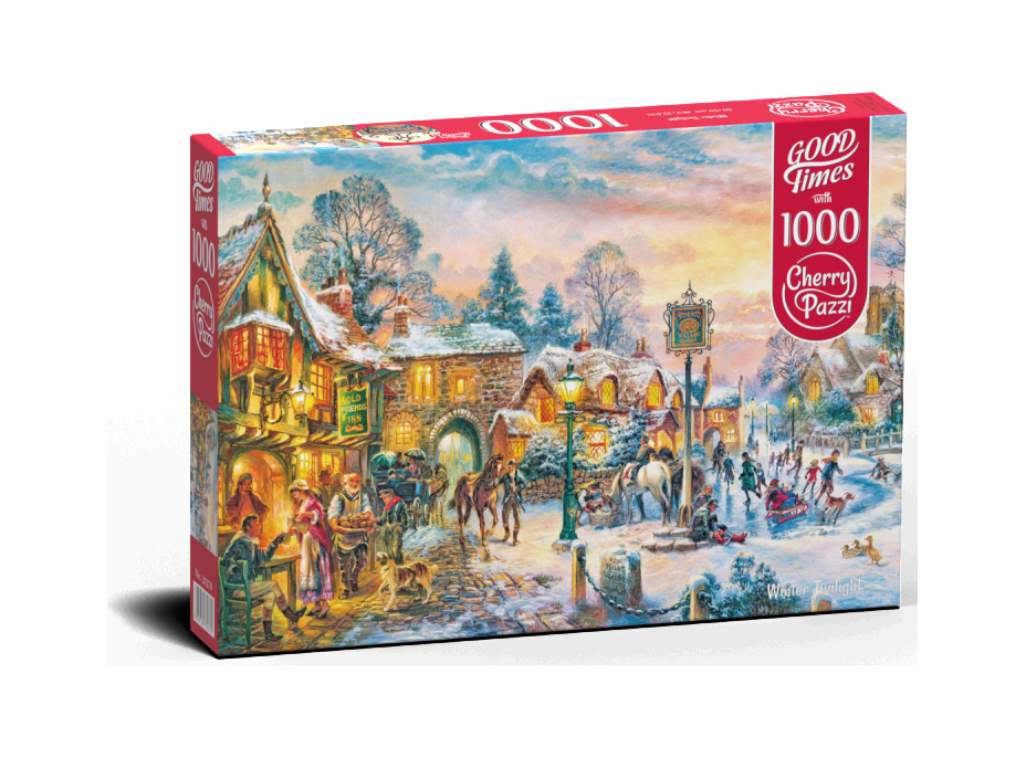 CHERRY PAZZI Puzzle Stmievanie v zime 1000 dielikov