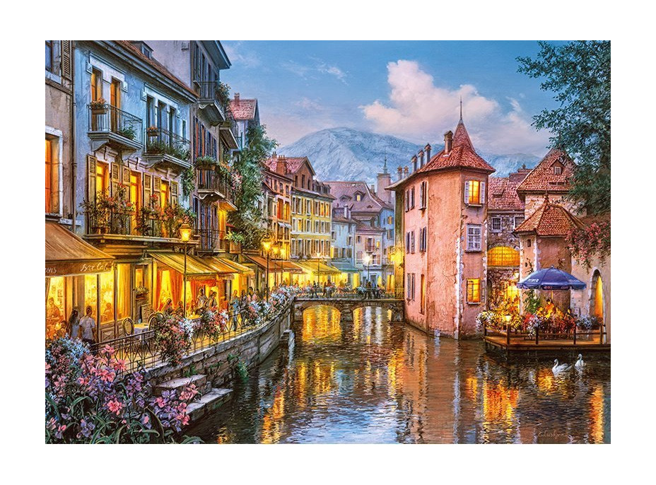 CHERRY PAZZI Puzzle Večer v Annecy 1000 dielikov