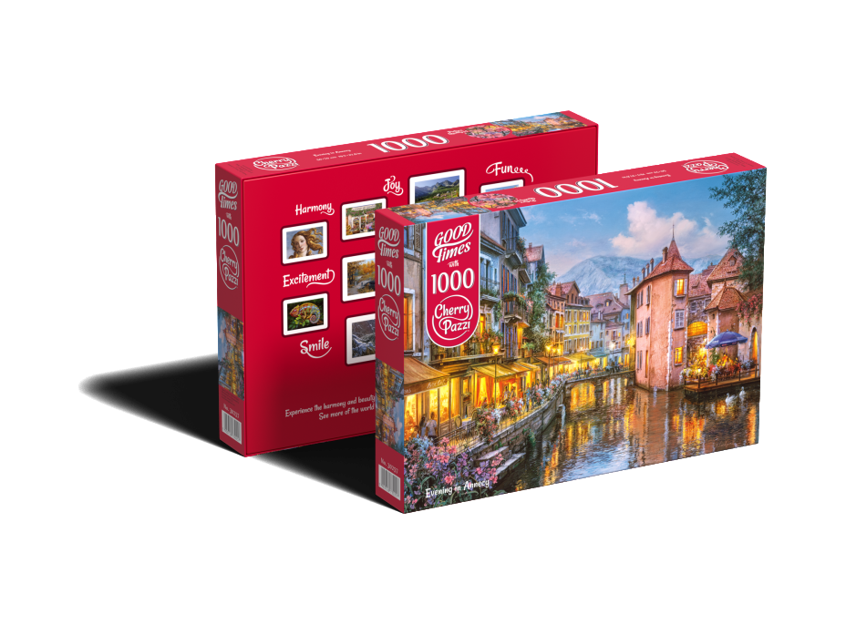 CHERRY PAZZI Puzzle Večer v Annecy 1000 dielikov