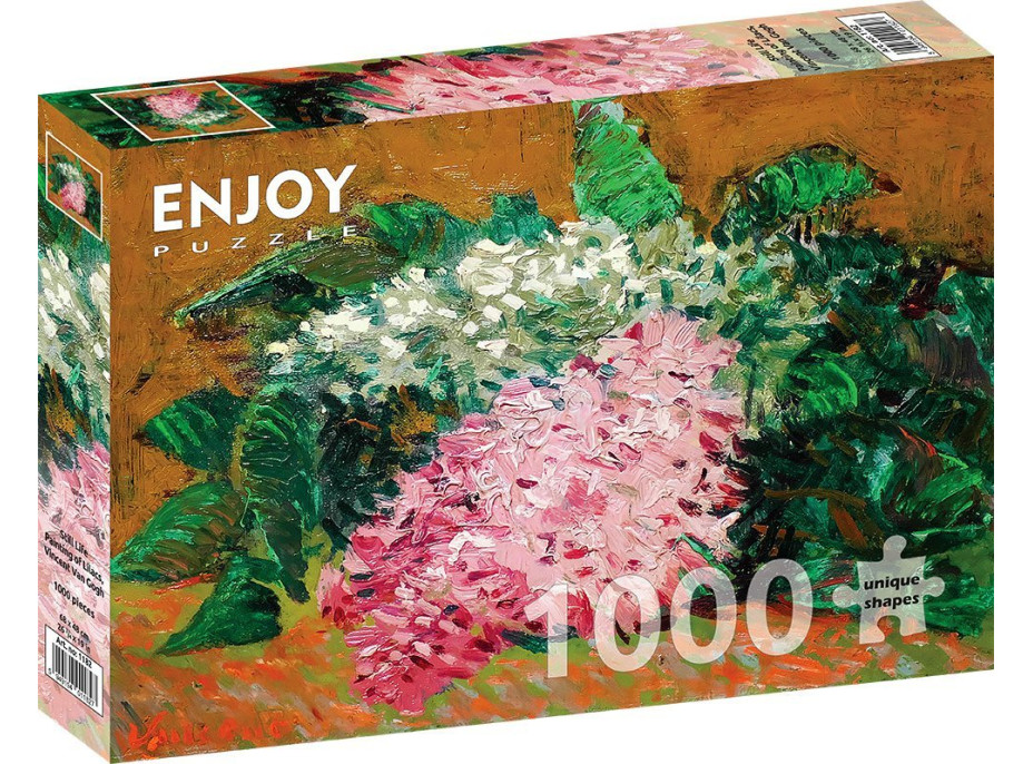 ENJOY Puzzle Vincent Van Gogh: Zátišie so orgovánmi 1000 dielikov