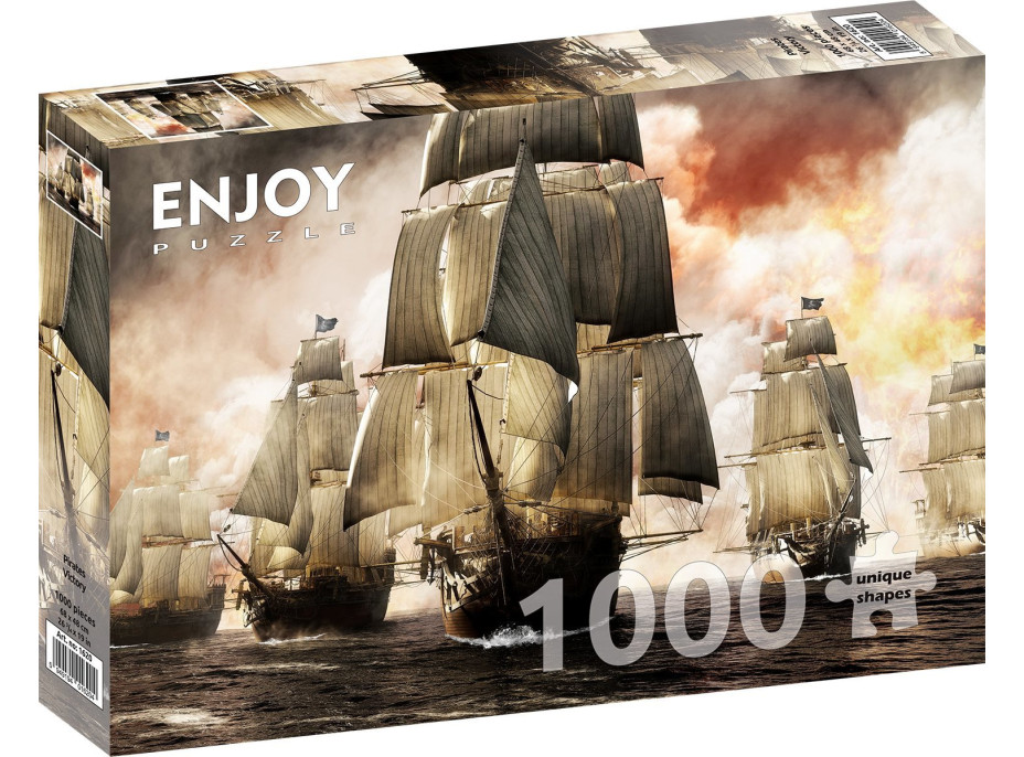 ENJOY Puzzle Víťazstvo pirátov 1000 dielikov