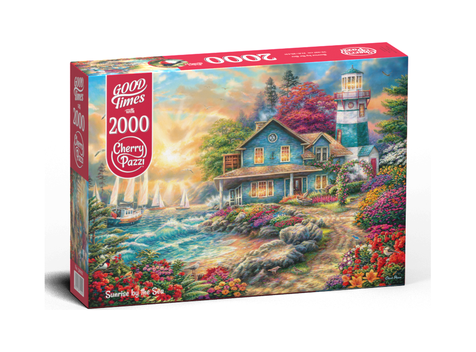 CHERRY PAZZI Puzzle Východ slnka pri mori 2000 dielikov