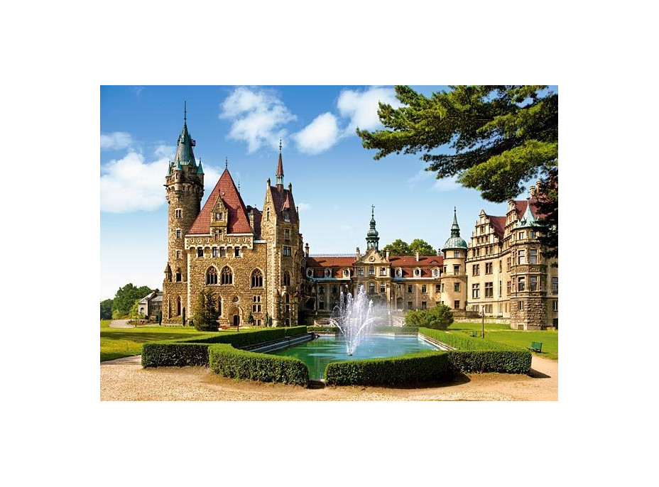 CASTORLAND Puzzle Zámok Moszna, Poľsko 1500 dielikov