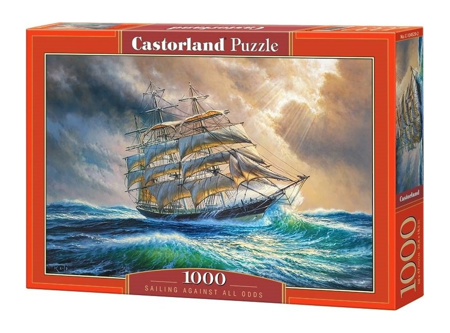 CASTORLAND Puzzle Plachetnica na mori 1000 dielikov