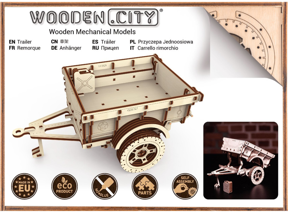 WOODEN CITY 3D puzzle Príves 119 dielov