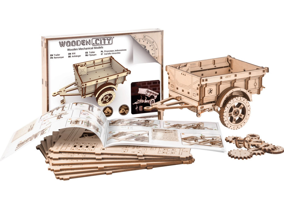 WOODEN CITY 3D puzzle Príves 119 dielov