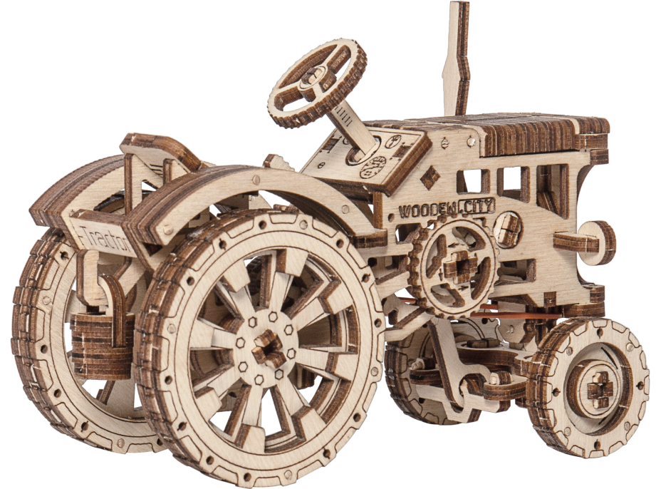 WOODEN CITY 3D puzzle Traktor 164 dielov