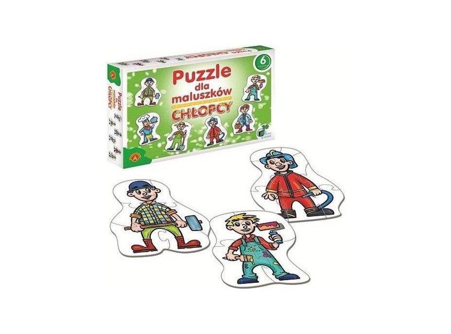 ALEXANDER Baby puzzle Chlapci 6v1 (2-7 dielikov)