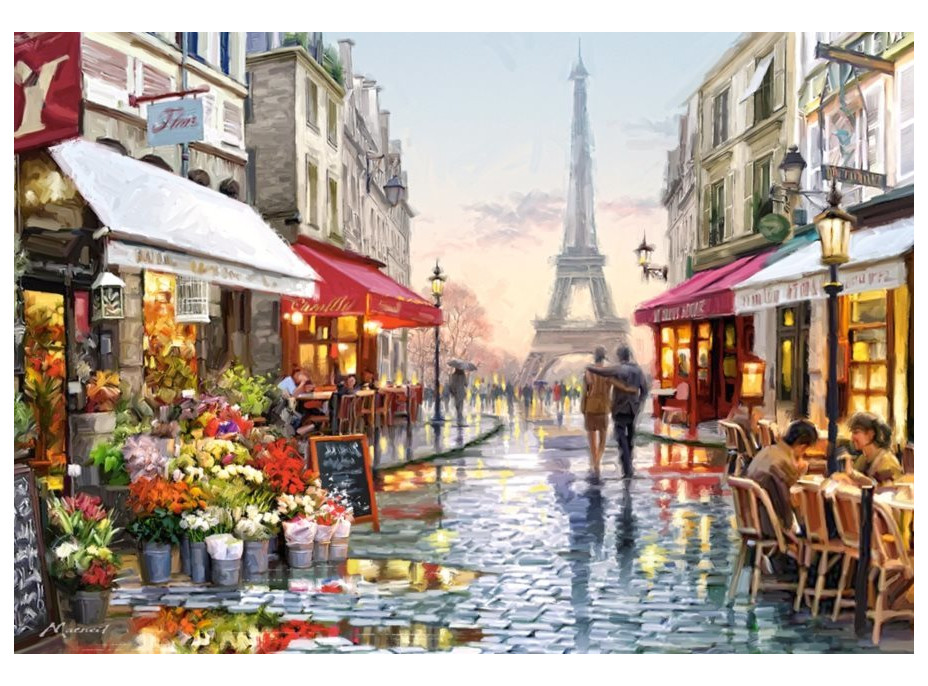 CASTORLAND Puzzle Kvetinárstvo v Paríži 1500 dielikov