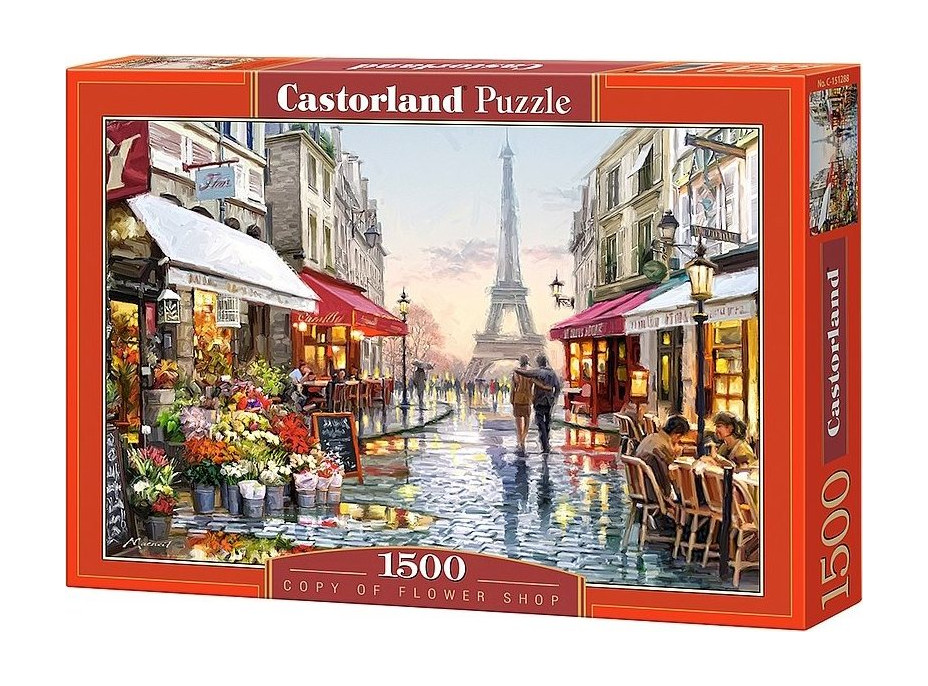 CASTORLAND Puzzle Kvetinárstvo v Paríži 1500 dielikov