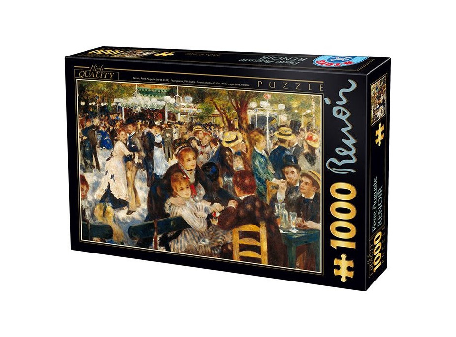 D-TOYS Puzzle Bál v Moulin de la Galette 1000 dielikov