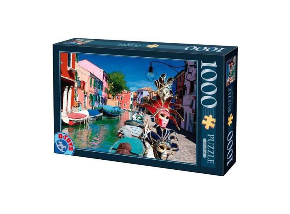 D-TOYS Puzzle Burano, Taliansko 1000 dielikov