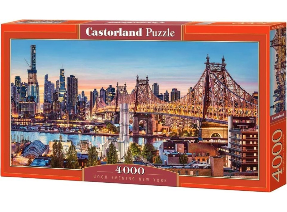 CASTORLAND Puzzle Dobrý večer, New Yorku! 4000 dielikov