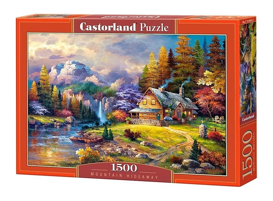 CASTORLAND Puzzle Domček v horách 1500 dielikov