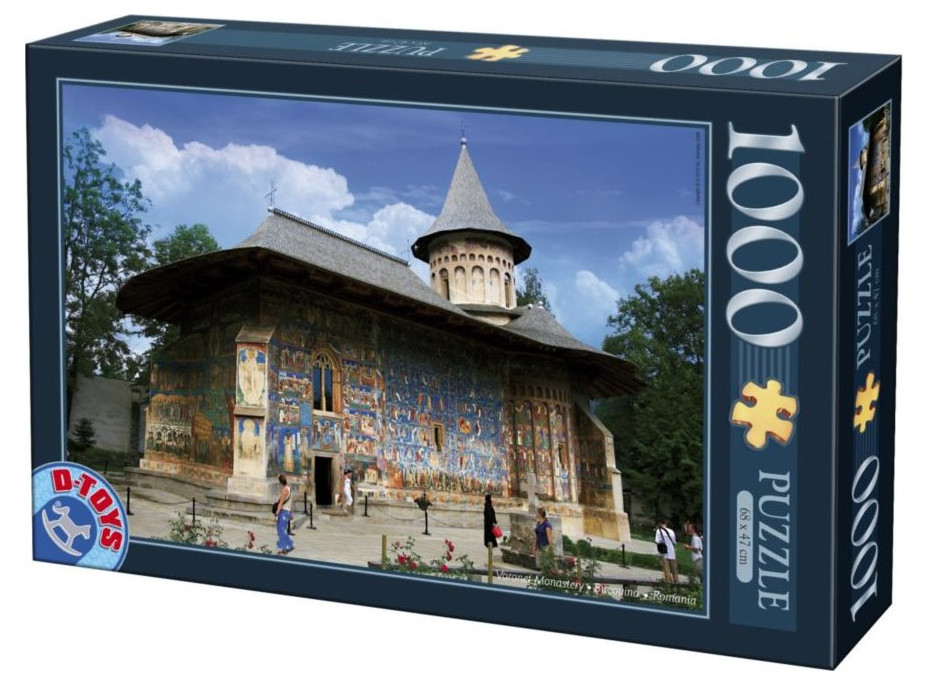 D-TOYS Puzzle Kláštor Voronet, Rumunsko 1000 dielikov