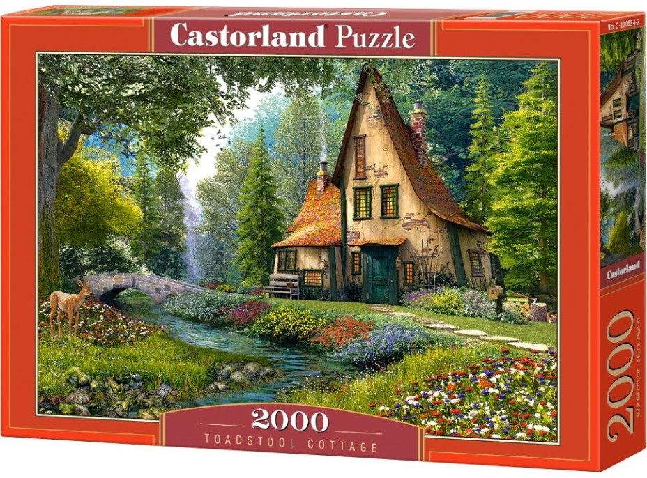 CASTORLAND Puzzle Lesná chata 2000 dielikov