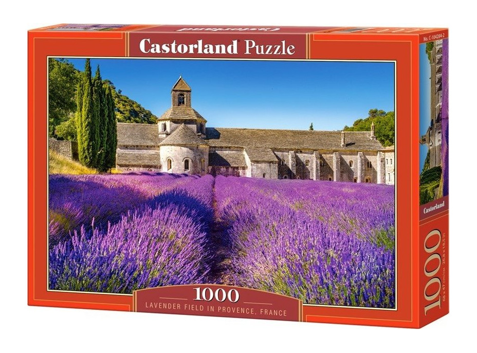 CASTORLAND Puzzle Levanduľové pole v Provence, Francúzsko 1000 dielikov