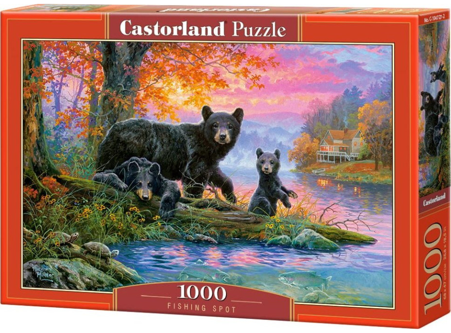 CASTORLAND Puzzle Medvede na love 1000 dielikov