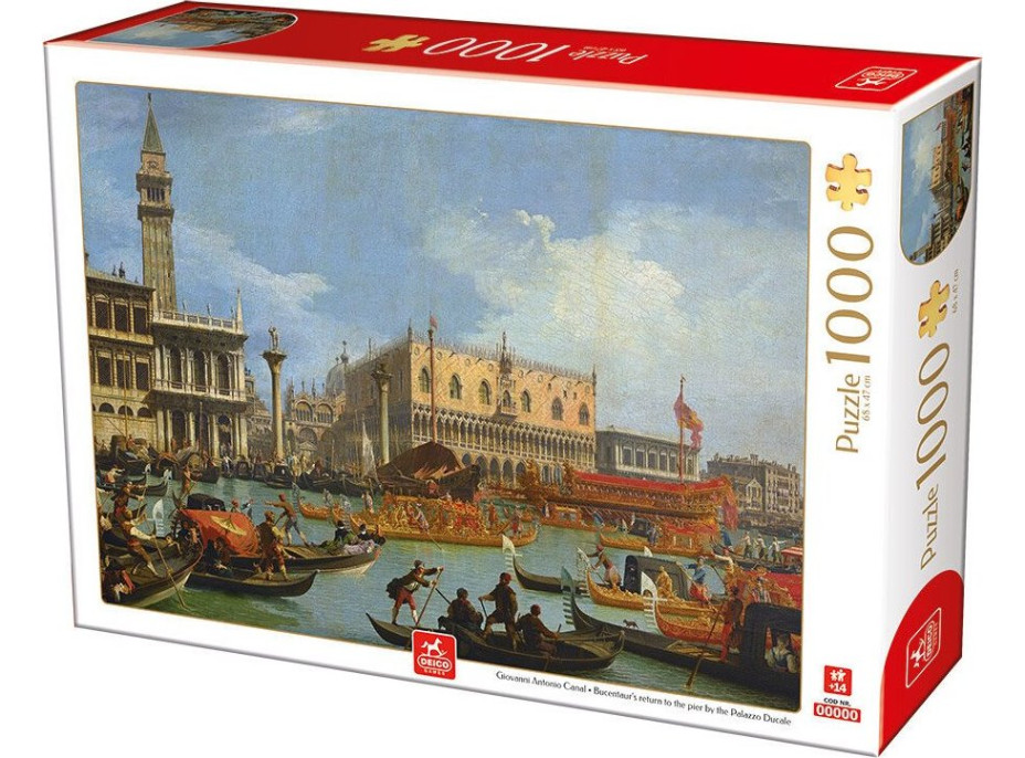 DEICO Puzzle Návrat Galéry Bucintoro k mólu pri Dóžacom paláci 1000 dielikov