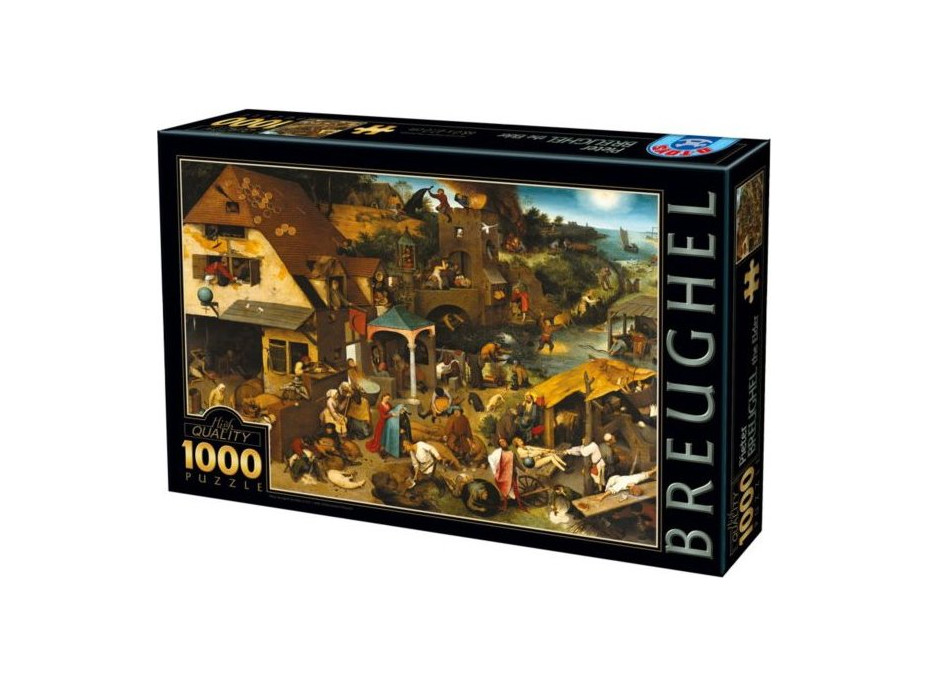 D-TOYS Puzzle Holandské príslovia 1000 dielikov