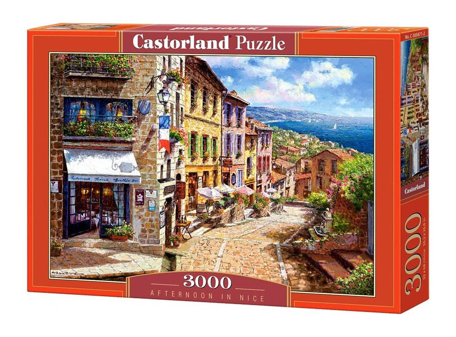 CASTORLAND Puzzle Popoludní v Nice, Francúzsko 3000 dielikov