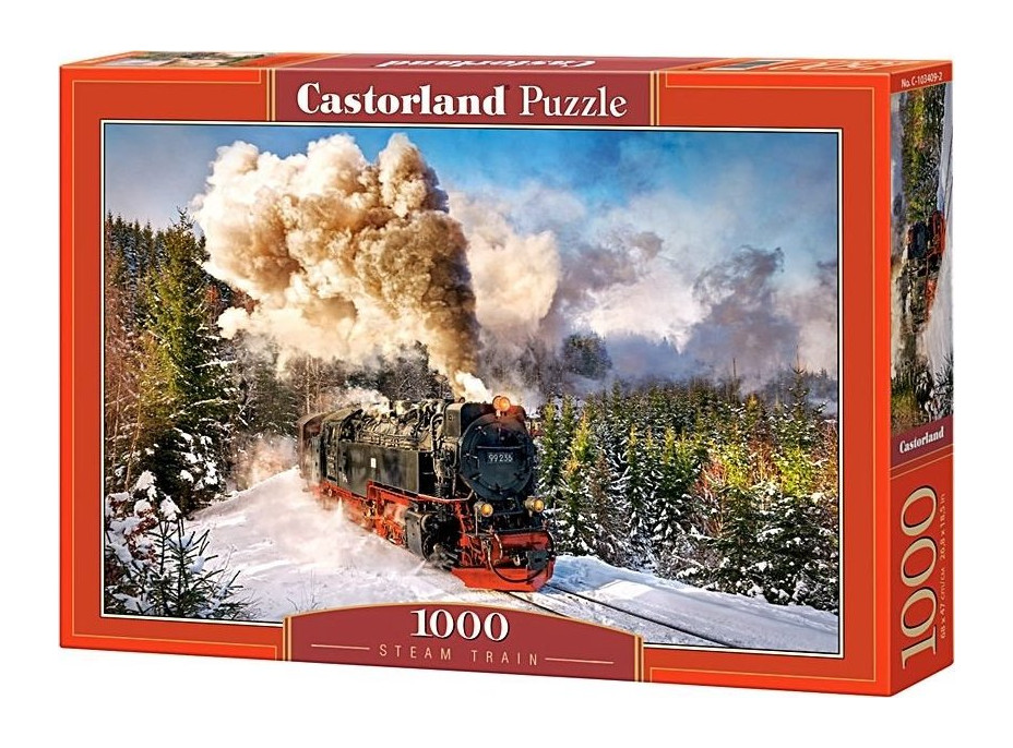 CASTORLAND Puzzle Parný vlak 1000 dielikov